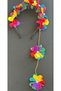 Luxury Design Laser Pearl Flower Chain Pendant Dangle Metal Crown Women Children's Crown Rainbow Color - 4