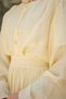 Women's Judge Collar Shirt and Skirt Set Yellow - 5
