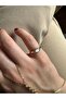 Gold Pearlescent Pinky Ring