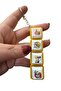 Led-Free Keyboard-Click Sound Stress Relief Cartoon Character Clicker Keychain