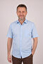 Men's Ice Blue Classic Cut Short Sleeve Shirt