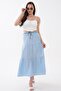 Women's Rope Detailed Layered Muslin Skirt 260005 -
