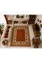 Sdtamor Red Traditional Theme Patterned Modern Woven Base Decorative Carpet Sdtamor56Red - 2