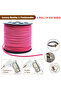 Suede Cord, 2.6mm 100 Yard Faux Leather String for Jewelry Bracelet Necklace Making Beading Thread DIY Crafts - 2