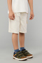 Solid Cargo Shorts with Button Closure - 5