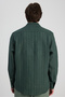 Ds Damat Comfort Green Striped Shirt - 3