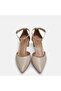 Large size women's shoes 41-42-43-44-beige leather - 3