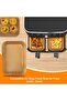 Air Fryer Disposable Liners, Rectangle 8.6x 5.5'', Parchment Paper Liners, Accessories Baking Paper (100) - 5