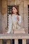 Bag Women's Shoulder Bag Handbag Baguette Bag Leather Casual, Stylish Beige Gold Evening Dress – Lyra - 5