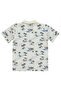Palm Tree Printed T-Shirt for Ages 10-13 - Off-White - 2