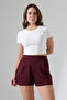 Women's Black High Waist Shorts
