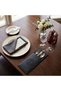 Black Leather Spoon Holder Spoon Fork Case Black Color 6 Pieces - 7
