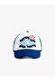 Cotton Mesh Detailed Embroidered Cap Hat