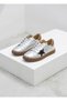 26Y-088-7113 Genuine Leather Flat Sole Sneaker Sports Shoes for Women - 5