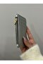 Women's Silver Leather Look Multi-Compartment Mini Wallet & Card Holder |   Functional Design with Zippered Coin Compartment and Snap Fasteners - 3