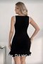 Women's Stylish Dress with Ruffled Hem and Flounces - 7