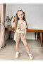 Rabbit Floral Girls' Shorts Set