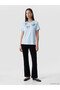 Original Oval Collar Embroidered Women's T-Shirt - 2