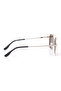 Polarized Sunglasses Gold Frame Brown Mirror Lens 58mm - M8032BR1PV - 3