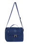 Galb Navy Blue Tr1 Crinkle Fabric Thermal Lunch Box – Insulated Aluminum Inner Coating - 7