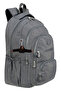 Galb Gray Tr2 3-Piece Set Crinkle Fabric Bag + Thermal Lunch Box + Pen Holder Monkey Keychain - 2