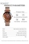 Womens Quartz Watch with Stainless Steel Mesh Strap Waterproof Casual Luminous Analog Wristwatch Fashion Dress Watch - 3