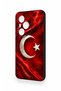 Honor 400 Pro Compatible Turkish Flag Patterned Silicone Case - 4