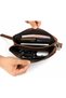 Men's Genuine Leather Tan Multi-Compartment Handbag - 3