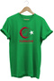 Minimalist Turkey Moon Star Printed Football Fan T-Shirt