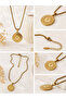 Quartered Steel Necklace - 2