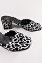 Women's Leopard Look Slippers. Thick Heeled Slippers. - 7