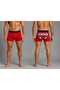 Printed Men's Boxer Shorts Funny Design What Are You Looking at Written Back Print Lycra Comfortable Fabric - 2