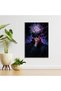 Alayra Gojo Poster Jujutsu Kaisen Anime Wall Poster with Thick Premium Canvas (18inches x 12inches) - 5