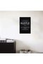 Hustle verb motivational wall art inspirational entrepreneur quotes canvas painting modern inspiring - 5
