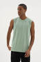 Men's Crew Neck Sleeveless T-Shirt Modal-Cotton - 2