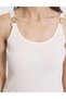 Ecru Extra Slim Fit Knitwear T-Shirt 50322028-Vr019 - 6