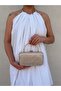 Women's Wavy Gold Evening Dress Bag Portfolio Bag - 5