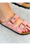 Stella Pudra Double Buckle Daily Flat Sole Women's Slippers - 4