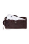 Mocha Still Lozan Genuine Suede Crossbody Wallet Bag with Phone Compartment - 6