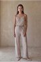 Vegan Silk Satin Four-Piece Bridal Dowry Set - Lx.26251 Neutral - 8