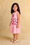 Girl's Strawberry Printed 2-Piece Hat and Dress Set - 2