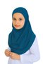 Girl's Ready-Made Headscarf Practical Combed Cotton Shawl Islamic Clothing - 2
