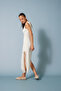 One-Shoulder Lace Detail Dress Natural - 3