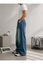 Unisex Fade Wide Leg Denim Pants - 3