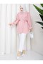 Embroidered Baby Collar Hijab Tunic - 2