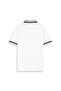 Contrast Detailed Pique White T-Shirt - 2
