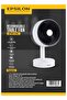 Rechargeable Table Fan EPSF1742, Portable USB Type-C Fan with 1500mAh Battery, Stepless Speed Control, 90° Adjustable Angle, Brushless Motor, Quiet Operation, White - 6
