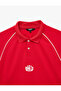 Comfortable Fit Short Raglan Sleeves Polo Collar Printed 2026 World Cup T-Shirt - 5