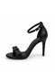 Women's Evening Dress Shoes with Bow Detail and Thin Heels – Elegant Ankle Strap Shoes for Special Occasions and Special Days - 5