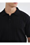 Esvab • Modern & Distinctive Devrik Roba Collar Ribbed Men's Knitwear T-Shirt - 3